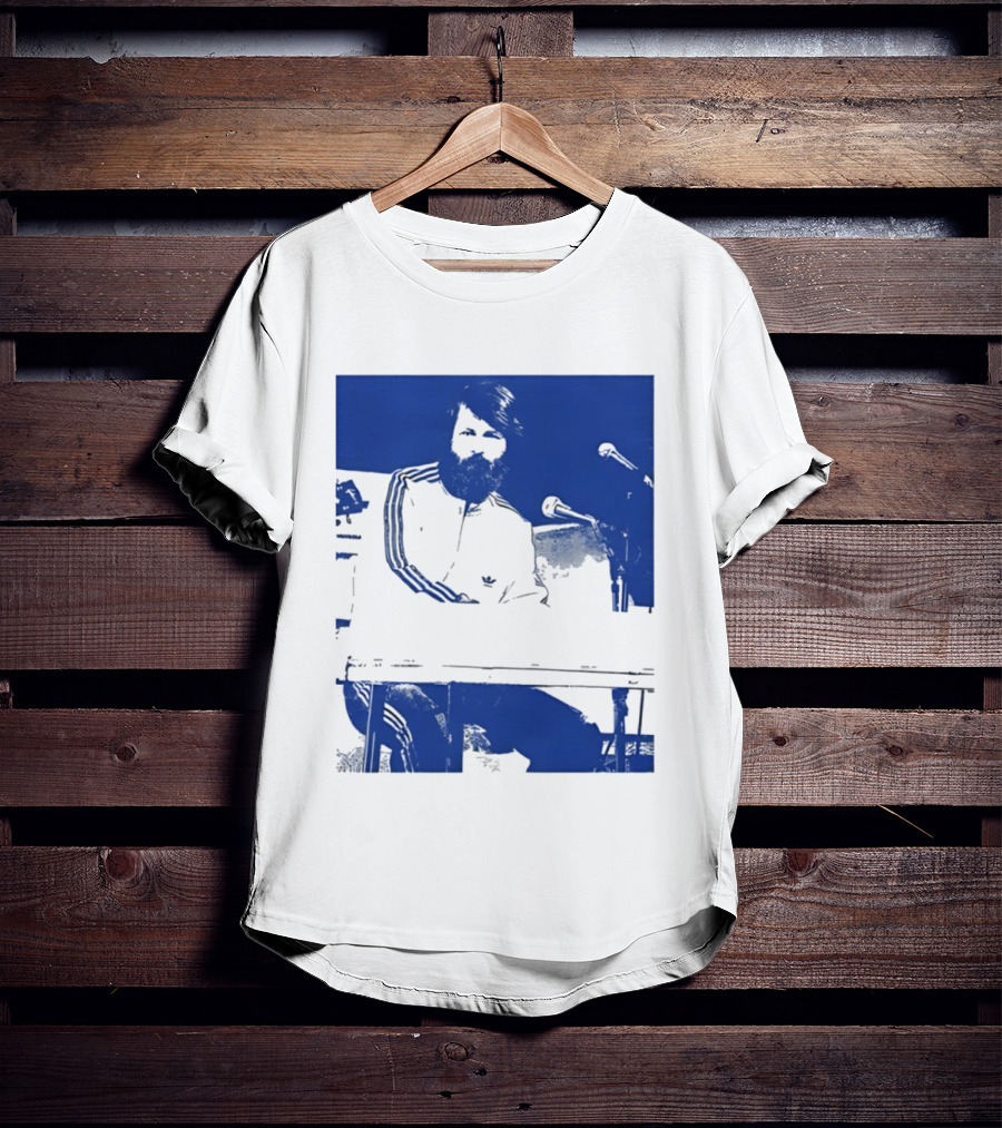 Brian Wilson Piano Microphone Live Performance T-Shirt