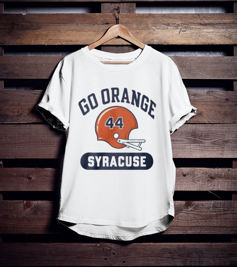 Go Orange 44 Syracuse Helmets Football T-Shirt