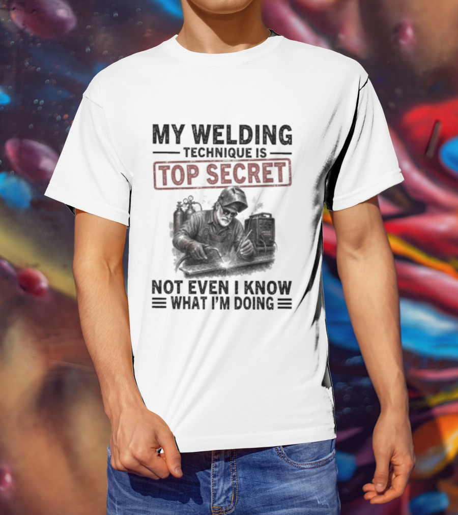 My Welding Technique Is Top Secret Not Even I Know What I'm Doing T-Shirt