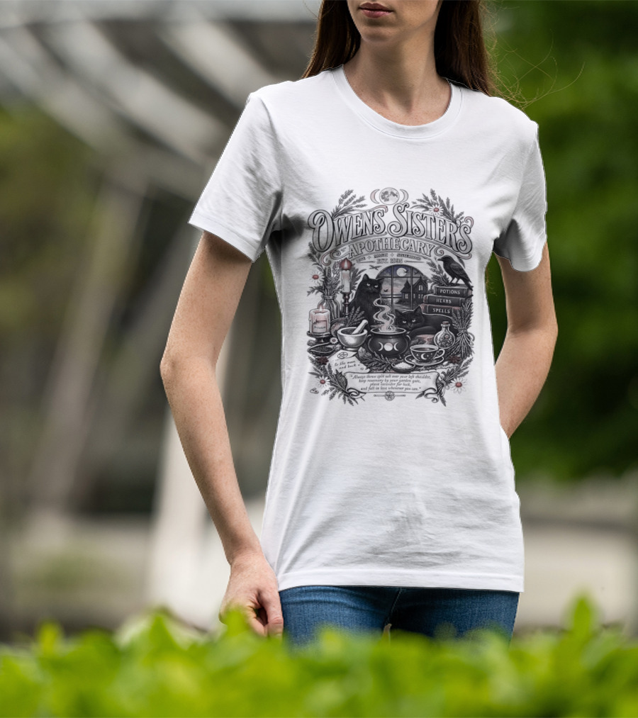 Owens Sister's Apothecary Est 1995 Candles And Herbs T-Shirt