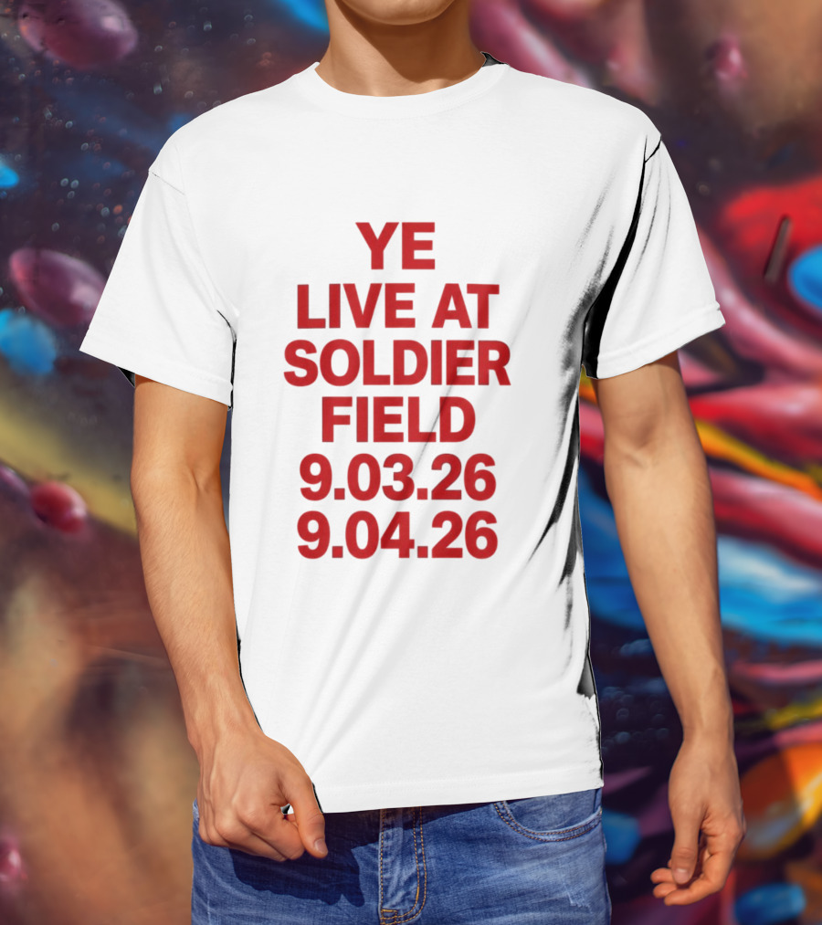 Ye Live At Soldier Field 9.03.26 9.04.26 T-Shirt