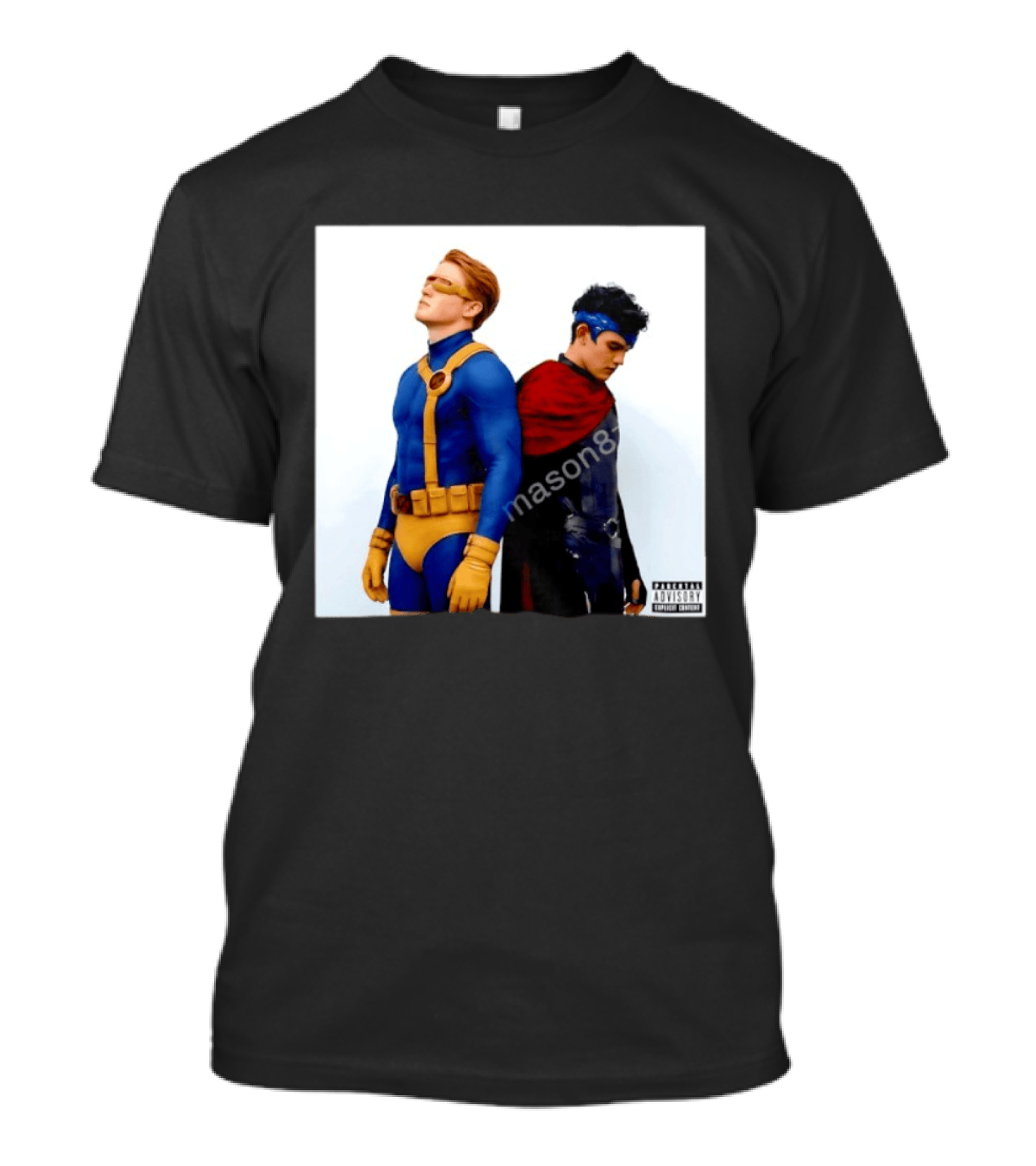 Cyclops And Wiccan Heartstopper X Men Comic Collaboration T-Shirt