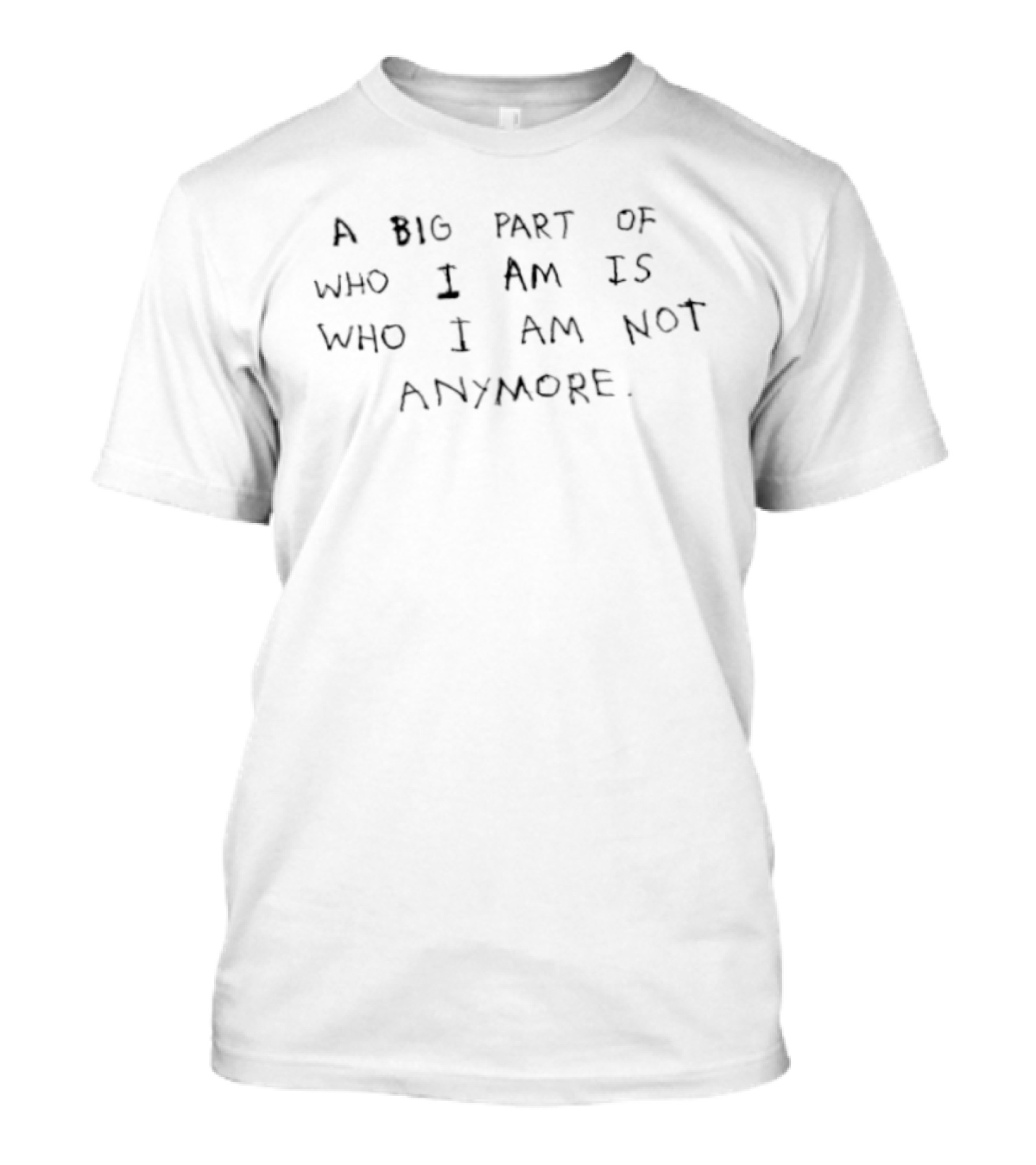 A Big Part Of Who I Am Is Who I Am Not Anymore T-Shirt