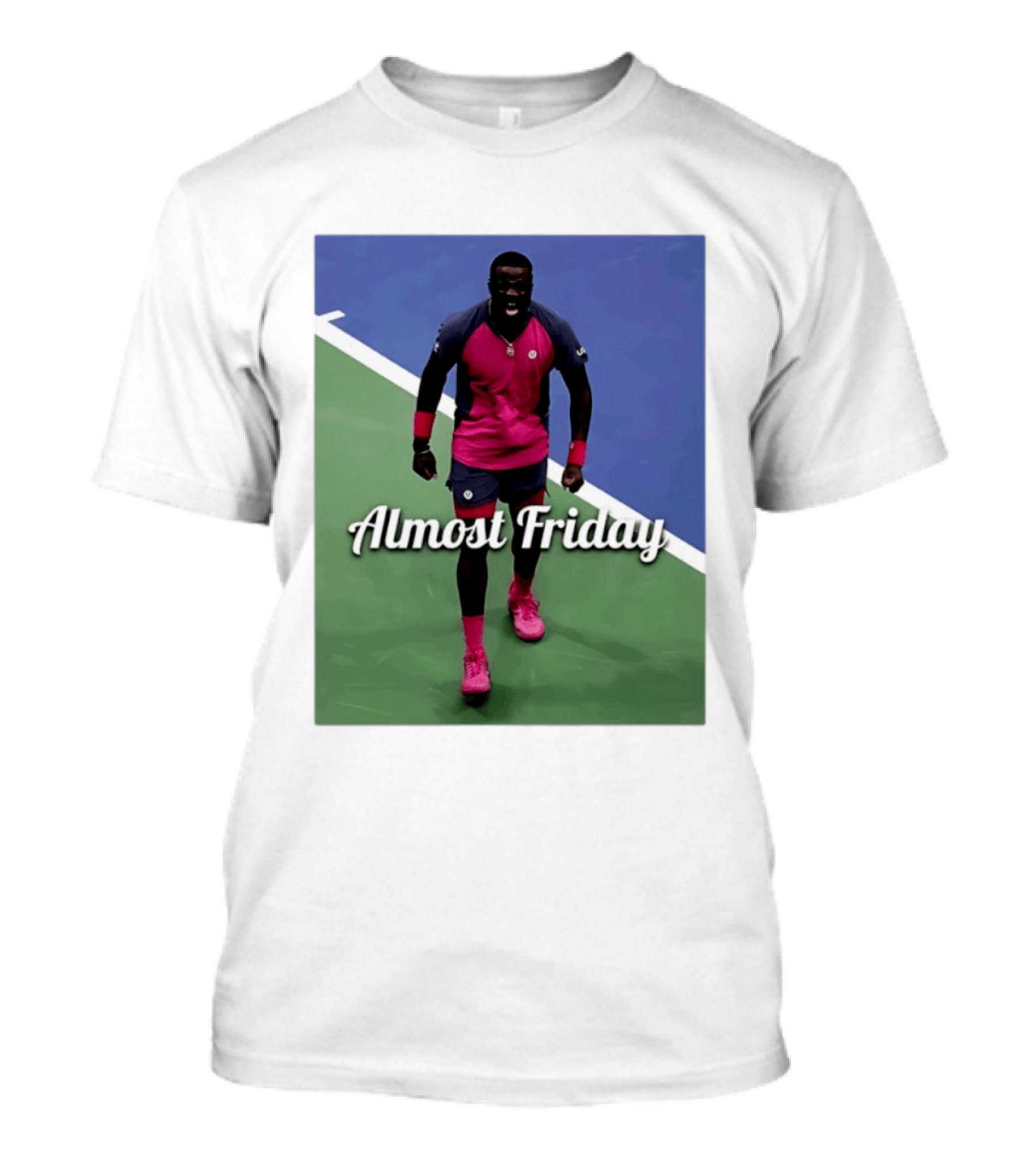Frances Tiafoe Big FOE Almost Friday Tennis T-Shirt