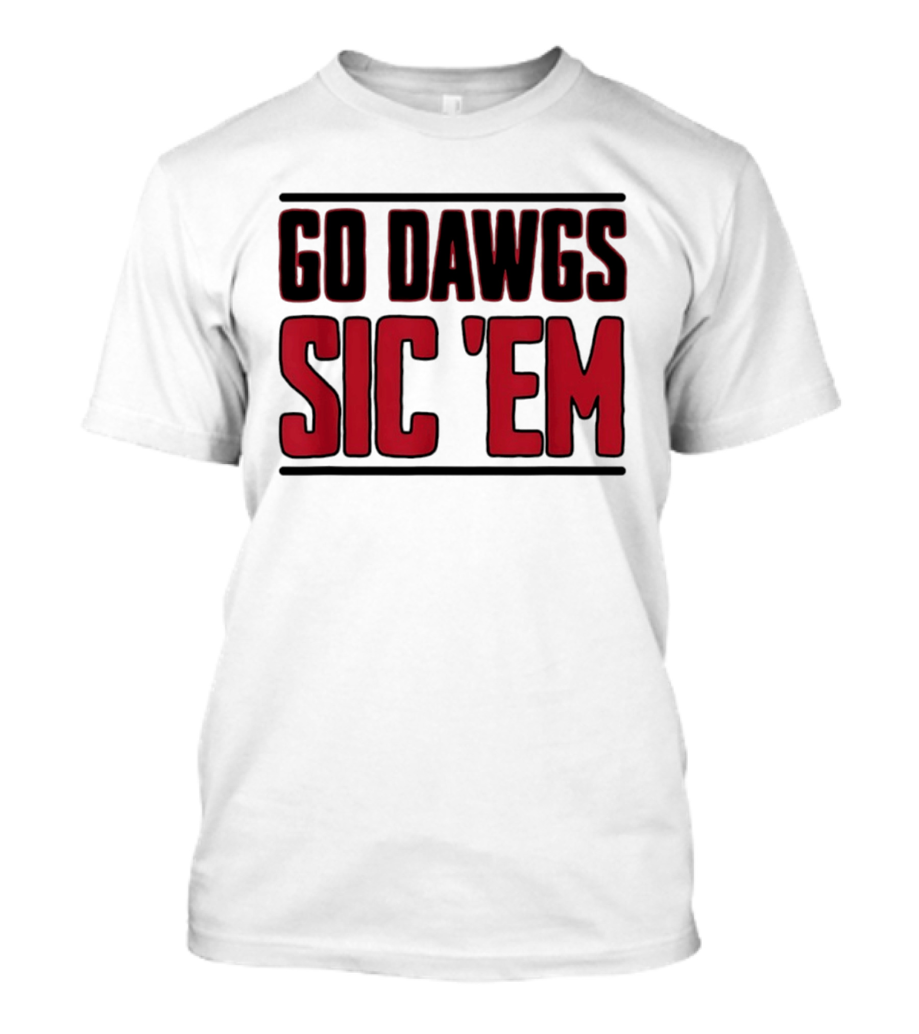 Georgia Bulldogs Go Dawgs Sic Em T-Shirt