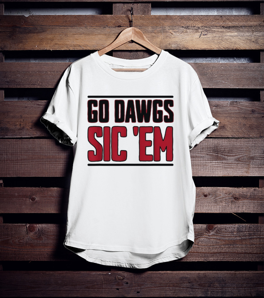 Georgia Bulldogs Go Dawgs Sic Em T-Shirt