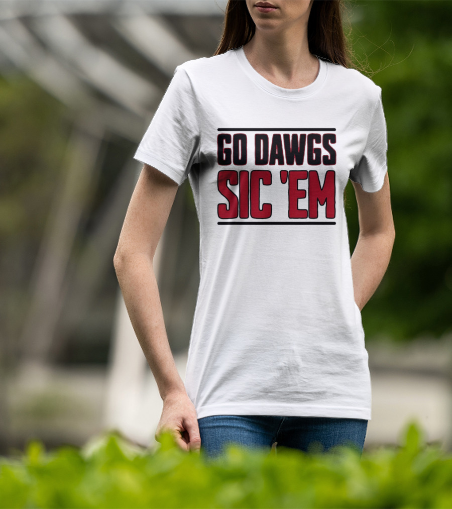 Georgia Bulldogs Go Dawgs Sic Em T-Shirt
