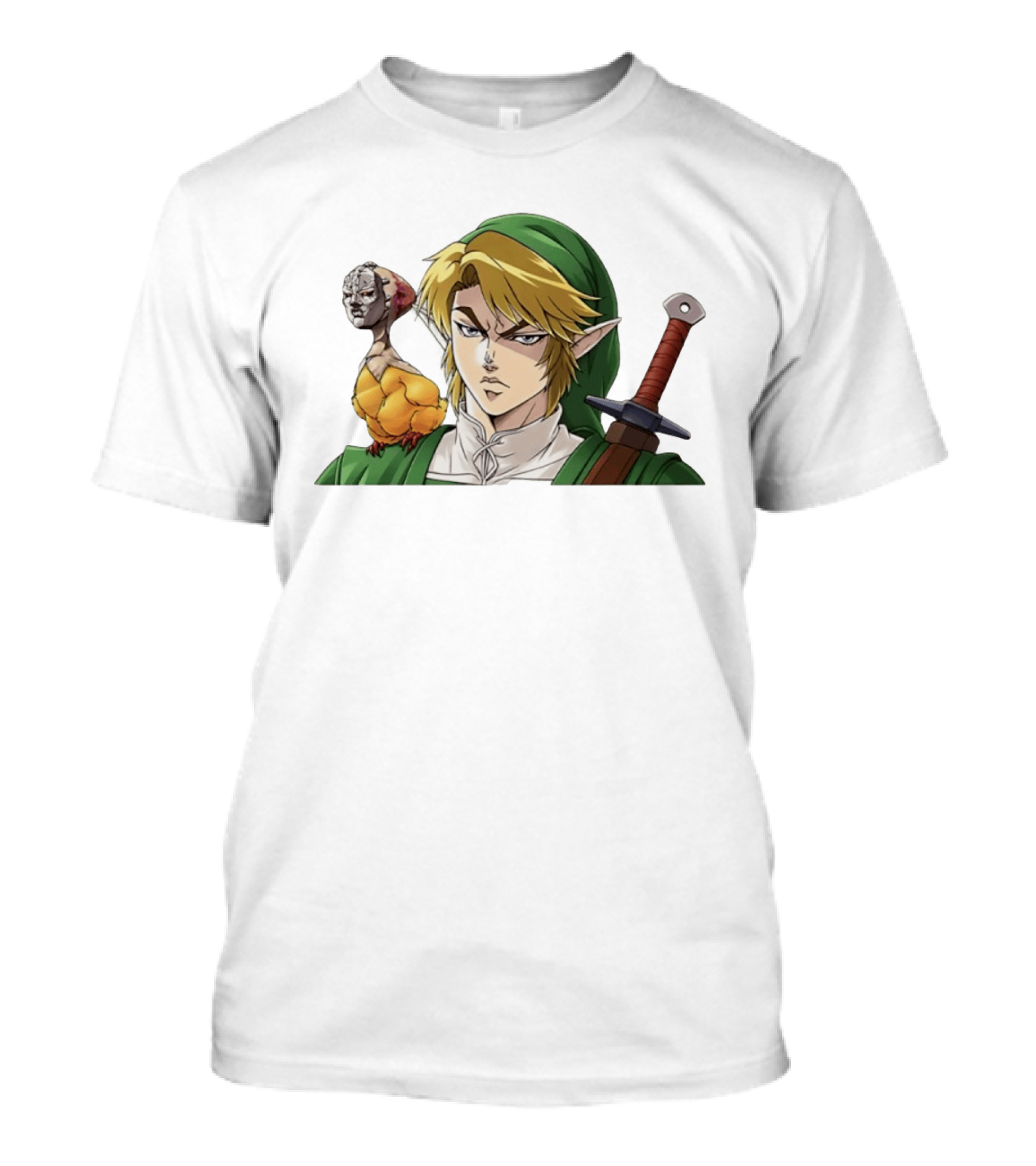 Link Dio Brando Fusion With Cucco JoJo References T-Shirt