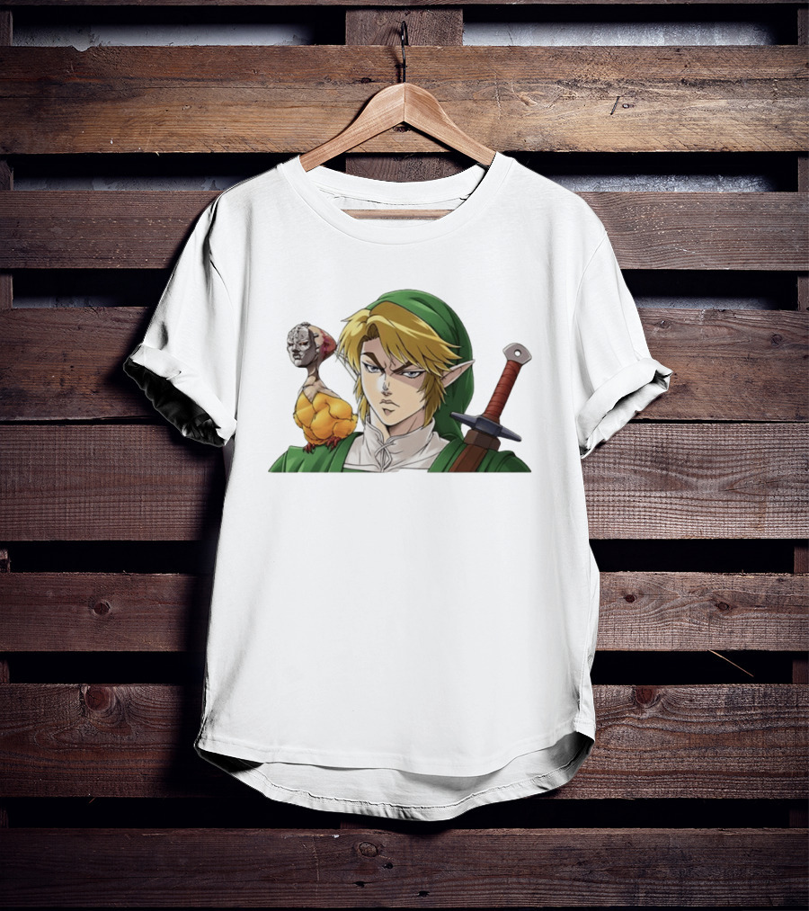 Link Dio Brando Fusion With Cucco JoJo References T-Shirt