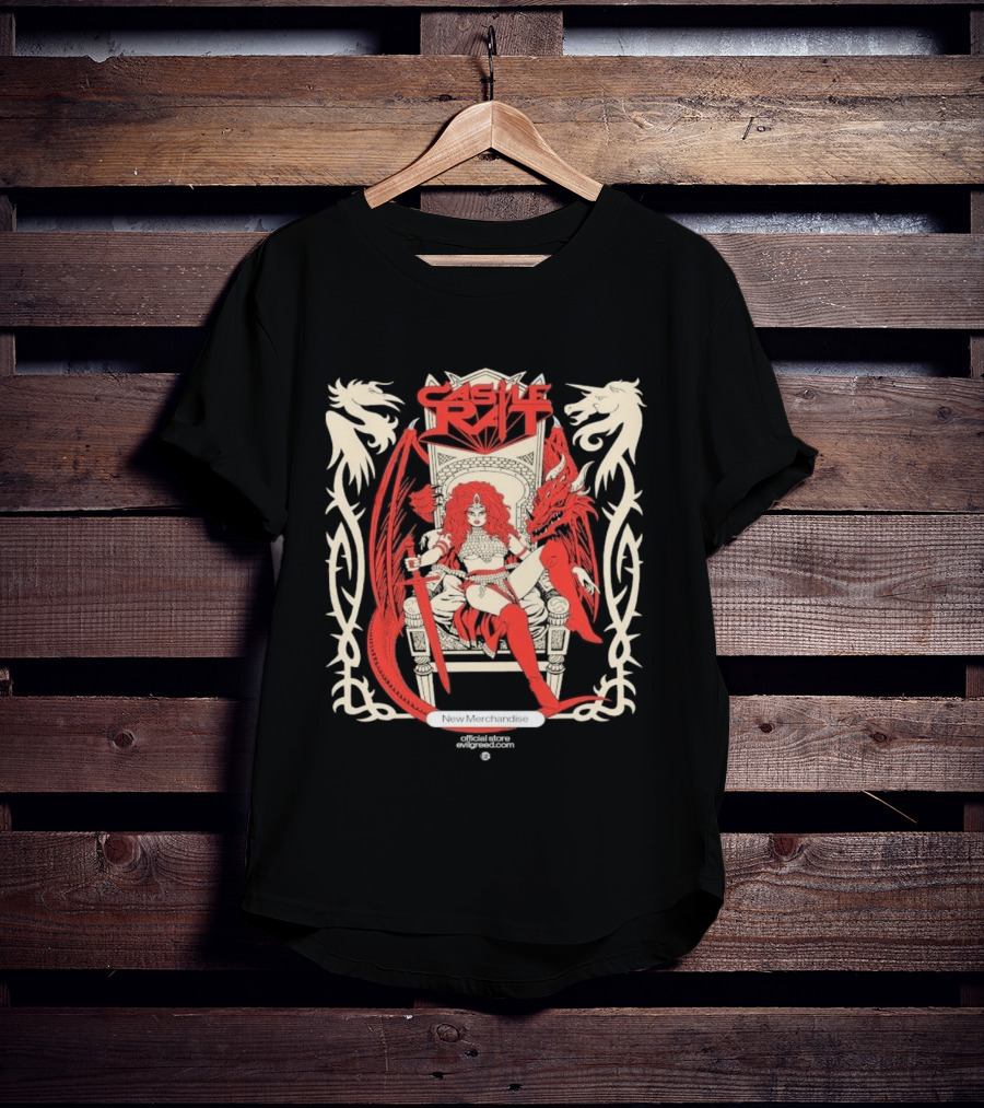 Castle Rat Red Dragon Throne Evilgreed Com New Merchandise Store T-Shirt