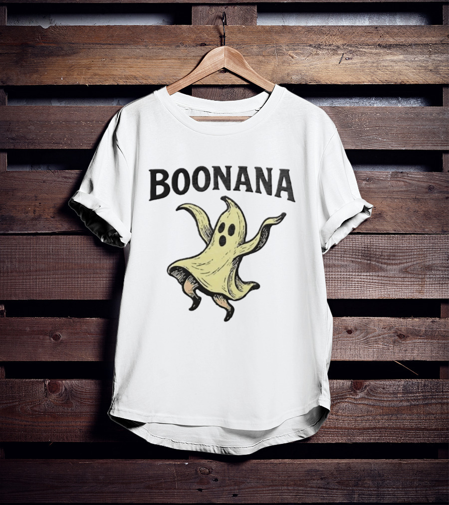 Boonana Ghost Dancing Banana Halloween Costume T-Shirt