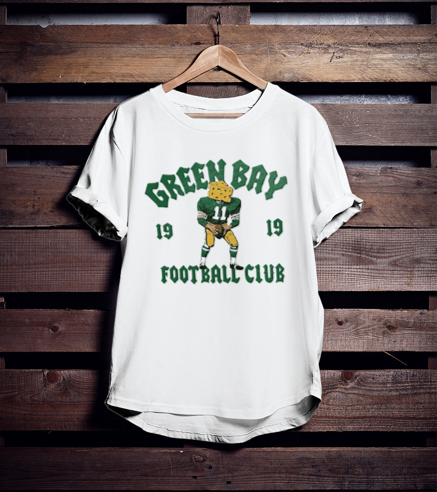 Green Bay Packers 1919 Football Club Cheesehead Player T-Shirt