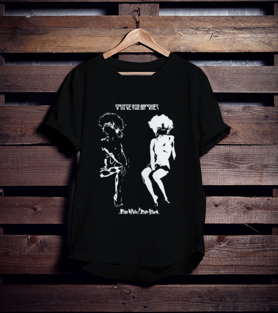 Siouxsie And The Banshees Eve White Eve Black T-Shirt