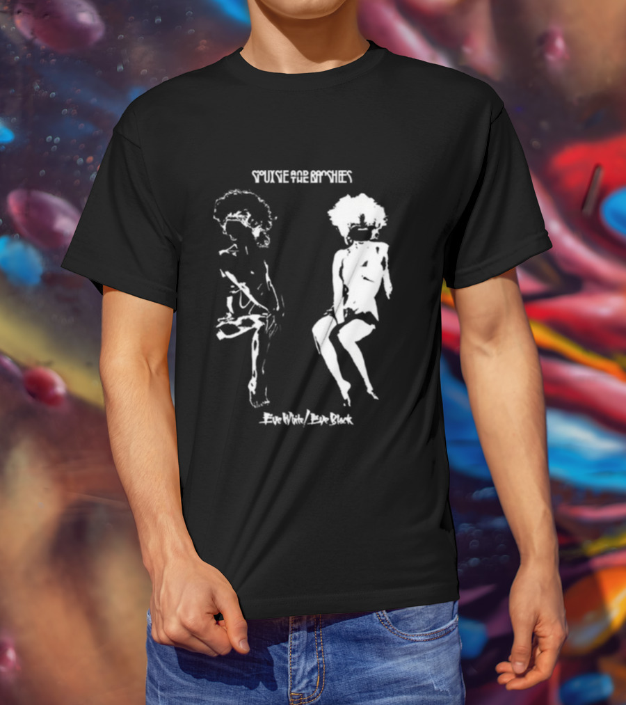 Siouxsie And The Banshees Eve White Eve Black T-Shirt