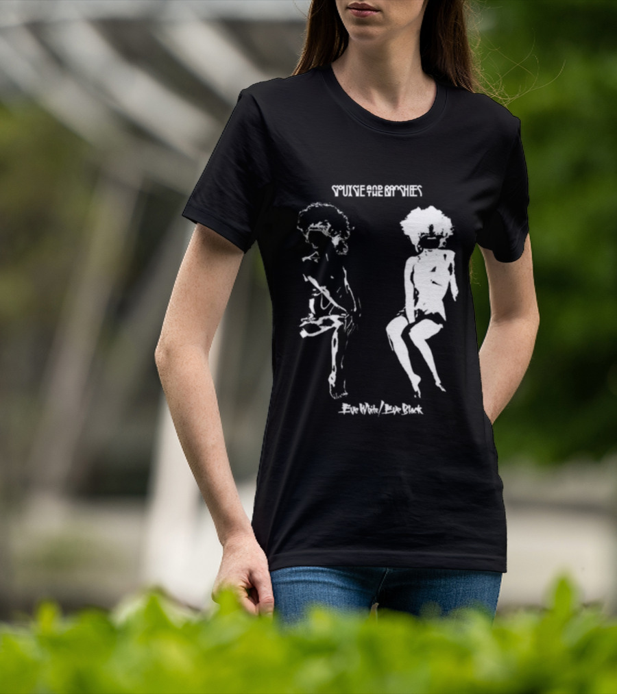 Siouxsie And The Banshees Eve White Eve Black T-Shirt
