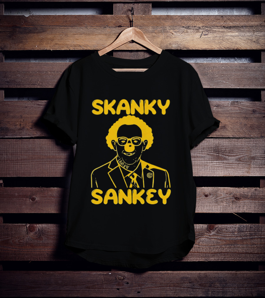 Skanky Sankey LSU Basketball Fan Joke T-Shirt
