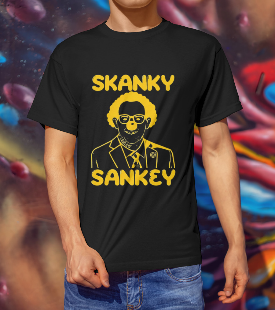 Skanky Sankey LSU Basketball Fan Joke T-Shirt