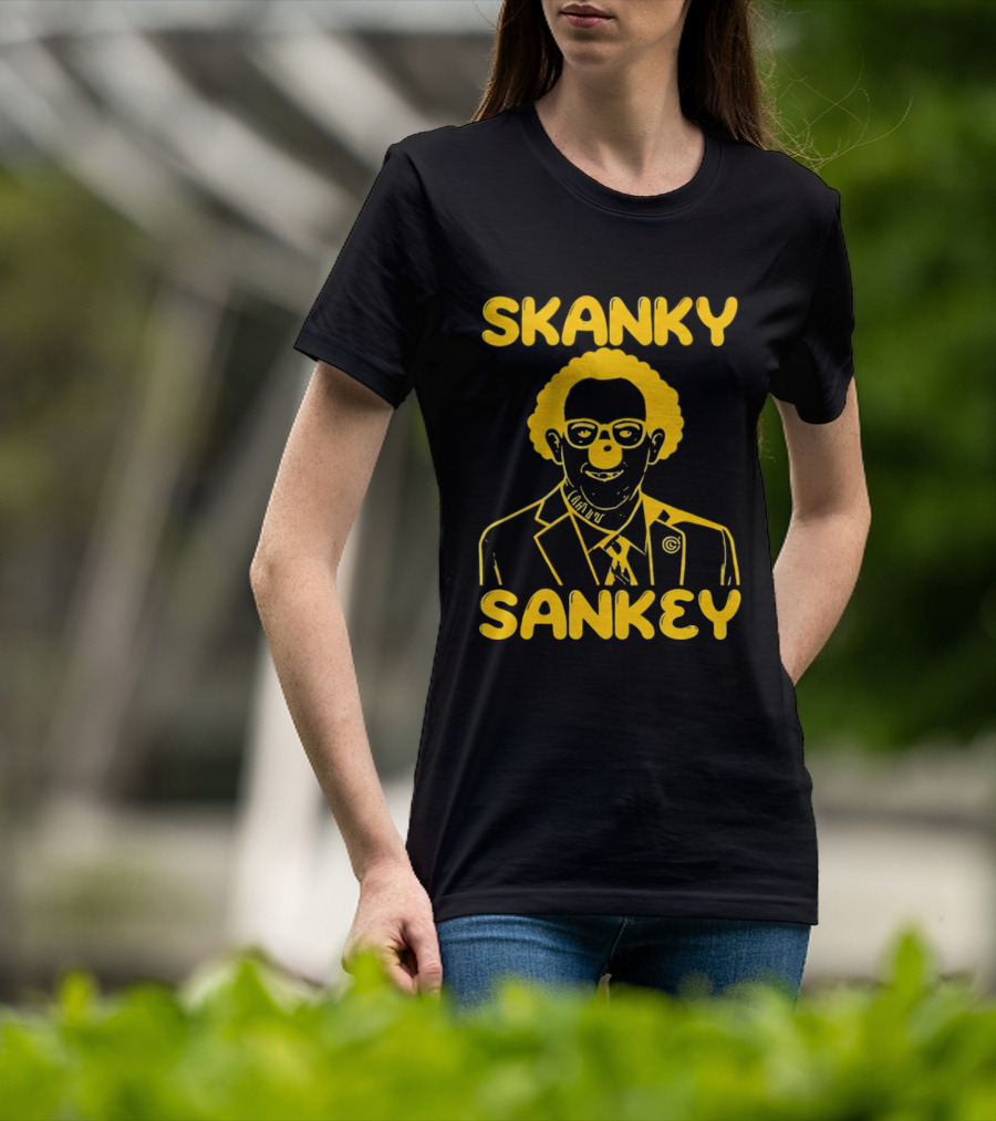 Skanky Sankey LSU Basketball Fan Joke T-Shirt