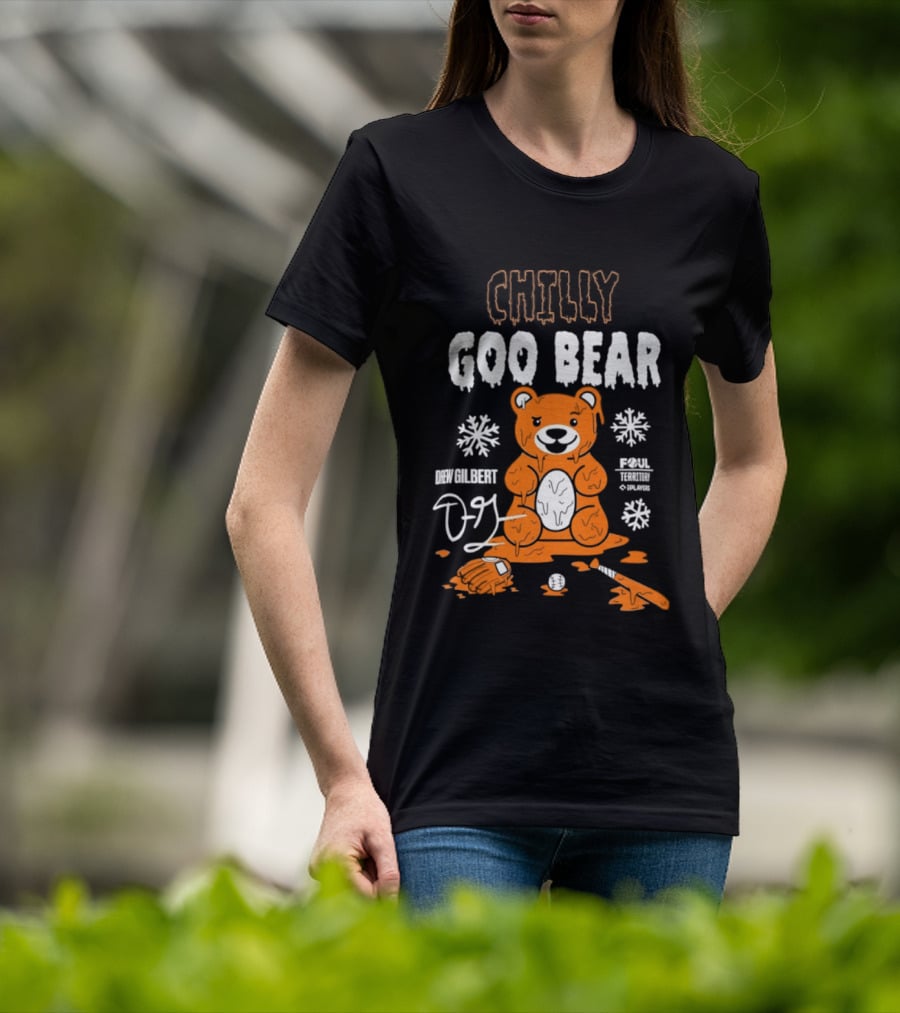 Drew Gilbert Goo Bear Chilly San Francisco Giants T-Shirt
