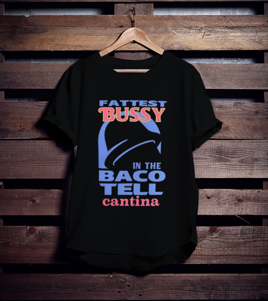Fattest Bussy In The Baco Tell Cantina Star Helmet T-Shirt