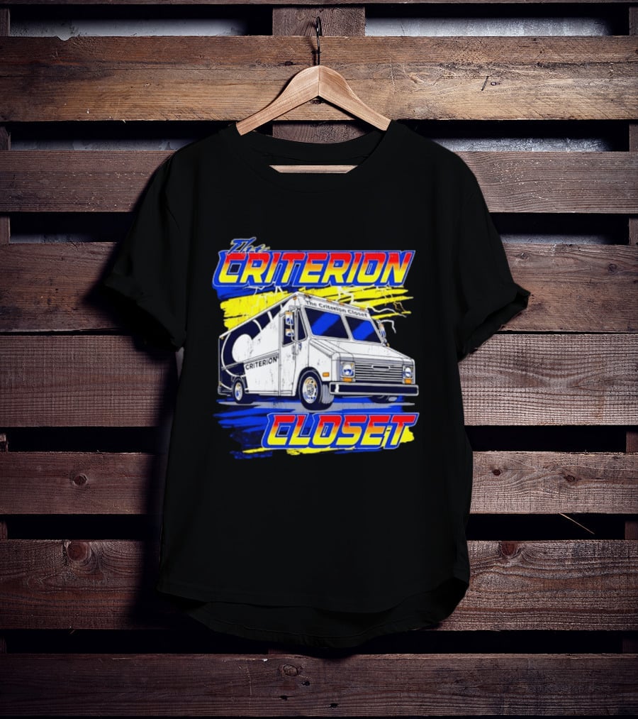 The Criterion Closet Film Movies Cinema Criterion Truck T-Shirt