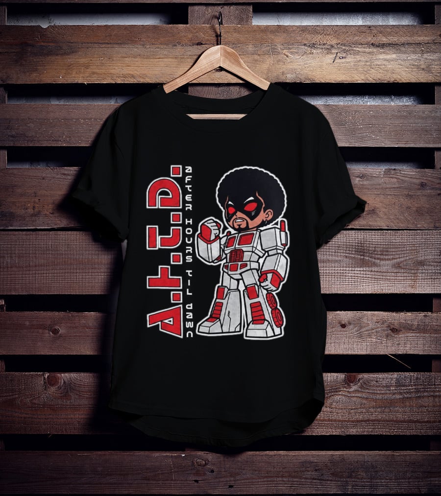 The Weeknd A.F.T.D. After Hours Til Dawn 2026 Asia Tour Tokyo Japan Gundam Pop Up T-Shirt