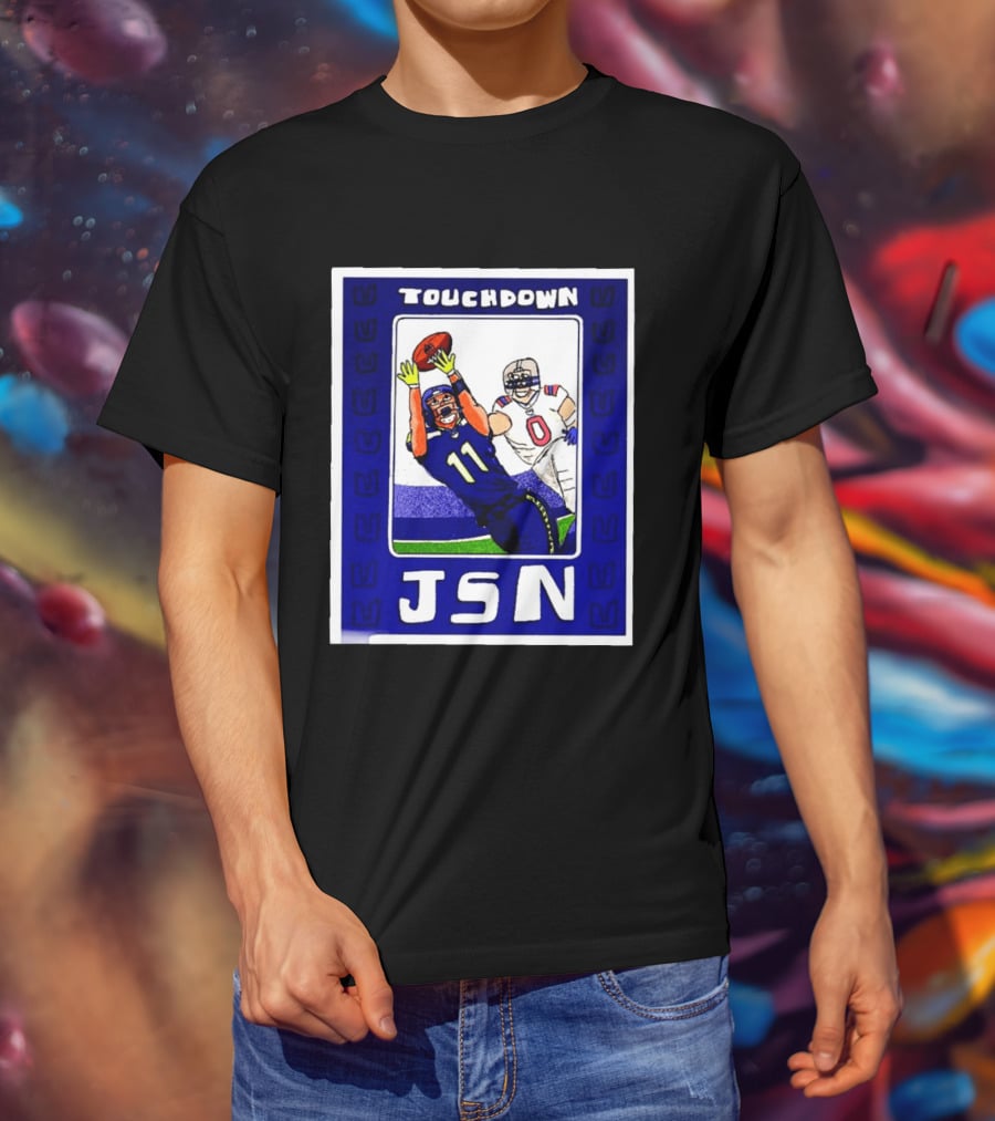 Touchdown JSN Jackson Smith Njigba Seattle Football Catch 11 T-Shirt