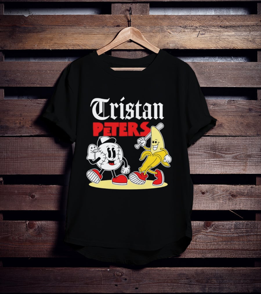 Tristan Peters Chicago White Sox Baseball Banana Cartoon Characters T-Shirt