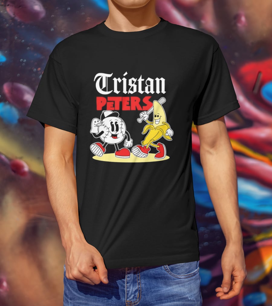 Tristan Peters Chicago White Sox Baseball Banana Cartoon Characters T-Shirt