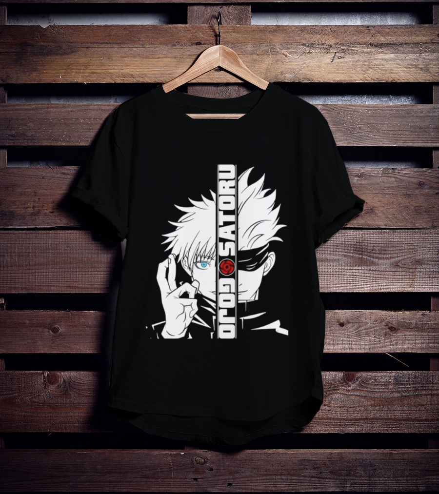 Satoru Gojo Mirror Six Eyes Limitless Jujutsu Kaisen Anime Fan T-Shirt