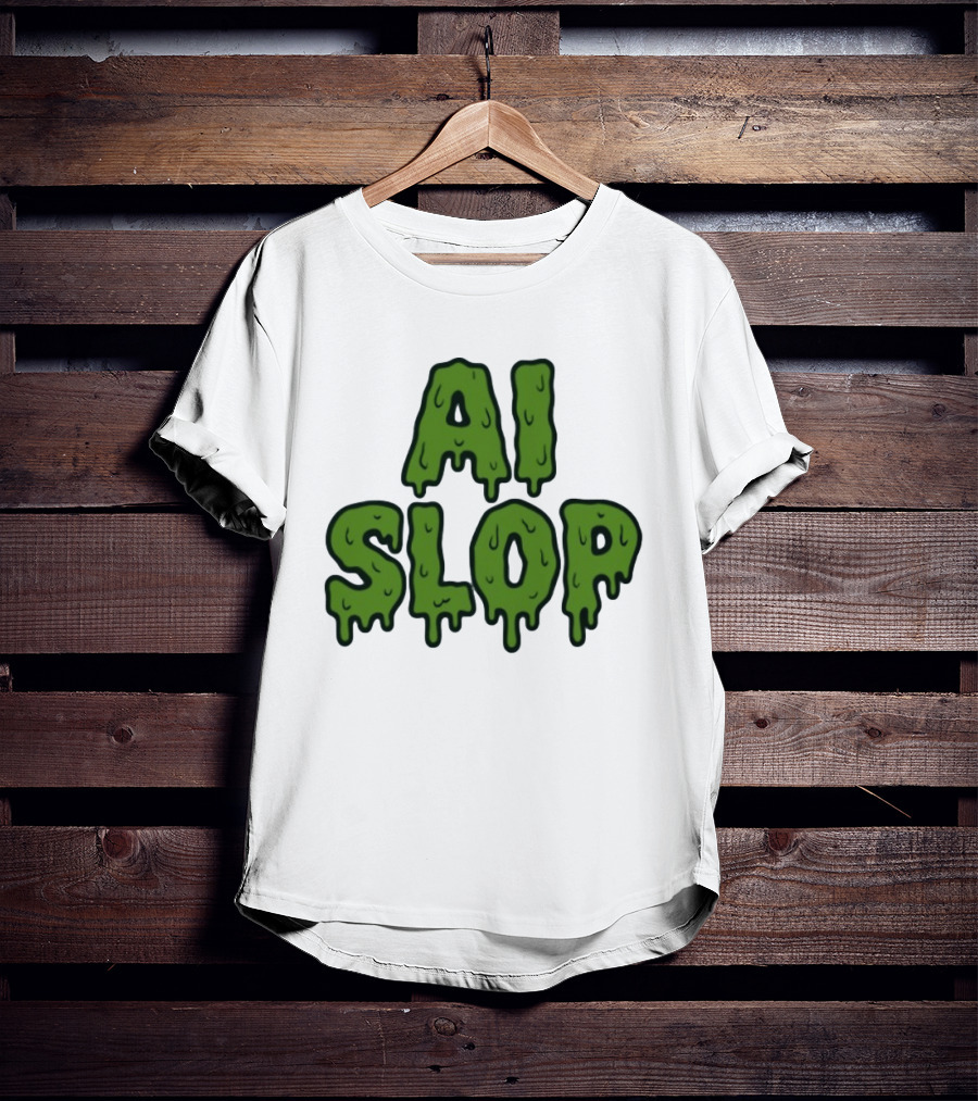 AI Slop Dripping Goo T-Shirt