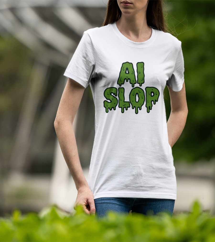AI Slop Dripping Goo T-Shirt