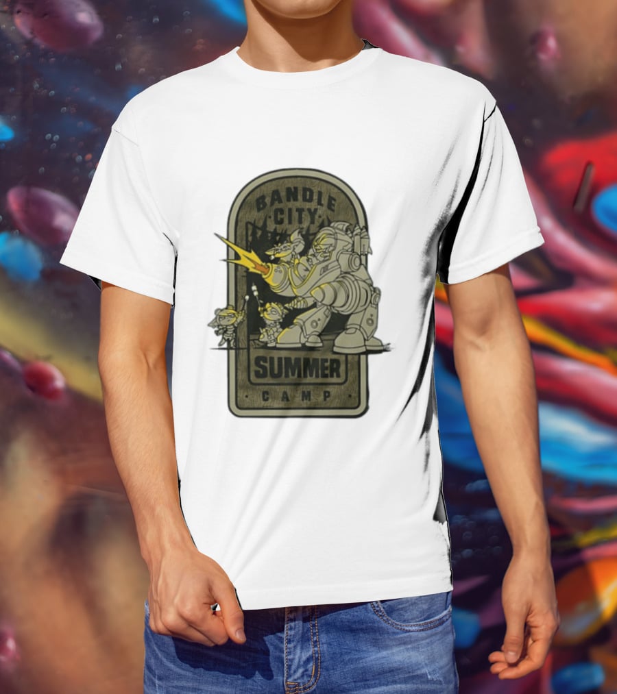 Bandle City Summer Camp League Of Legends Character Battle Scene T-Shirt