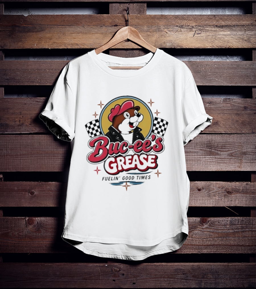Buc Ee's Grease Fuelin' Good Times Racing T-Shirt