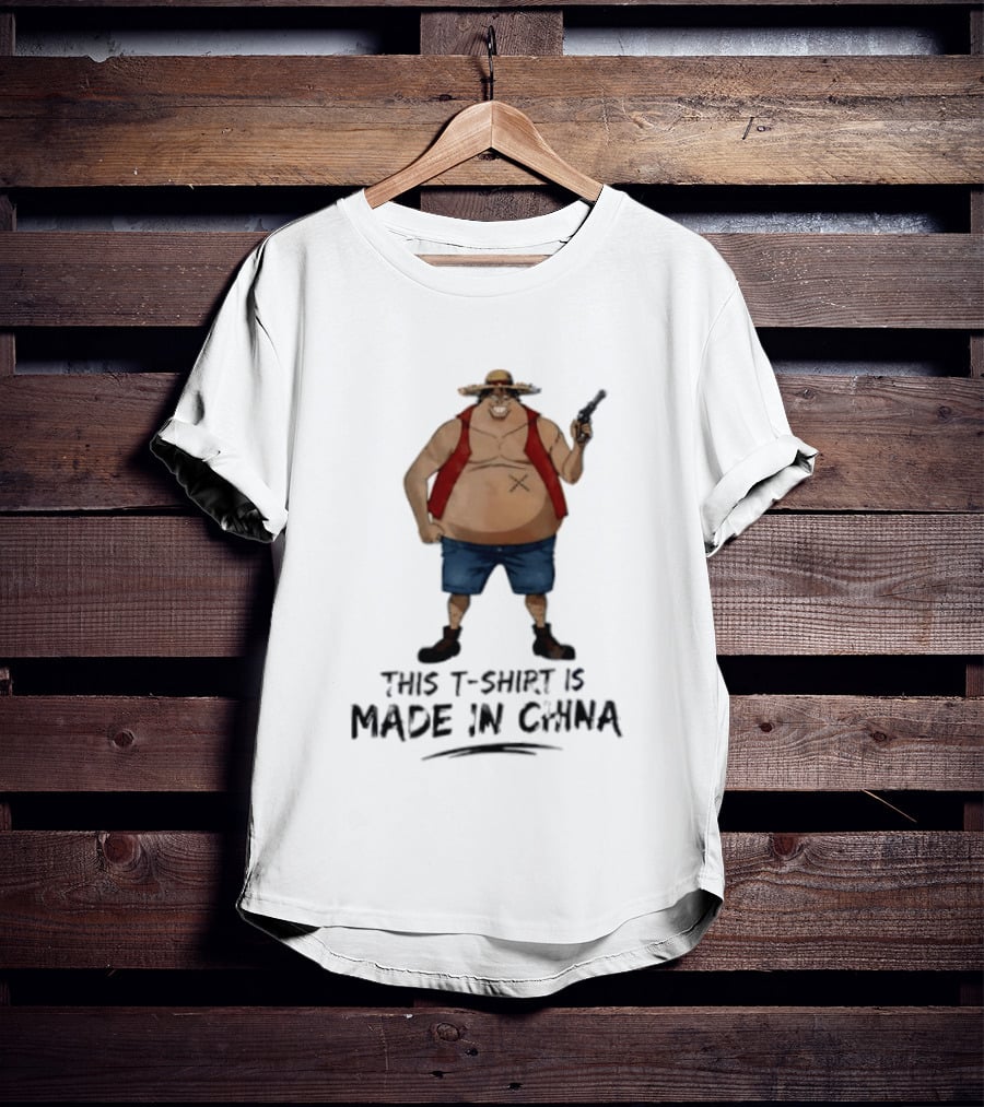Demaro Black One Piece This Is Made In China Anime T-Shirt