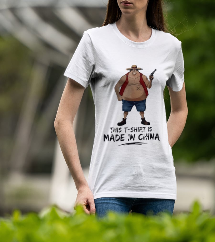 Demaro Black One Piece This Is Made In China Anime T-Shirt
