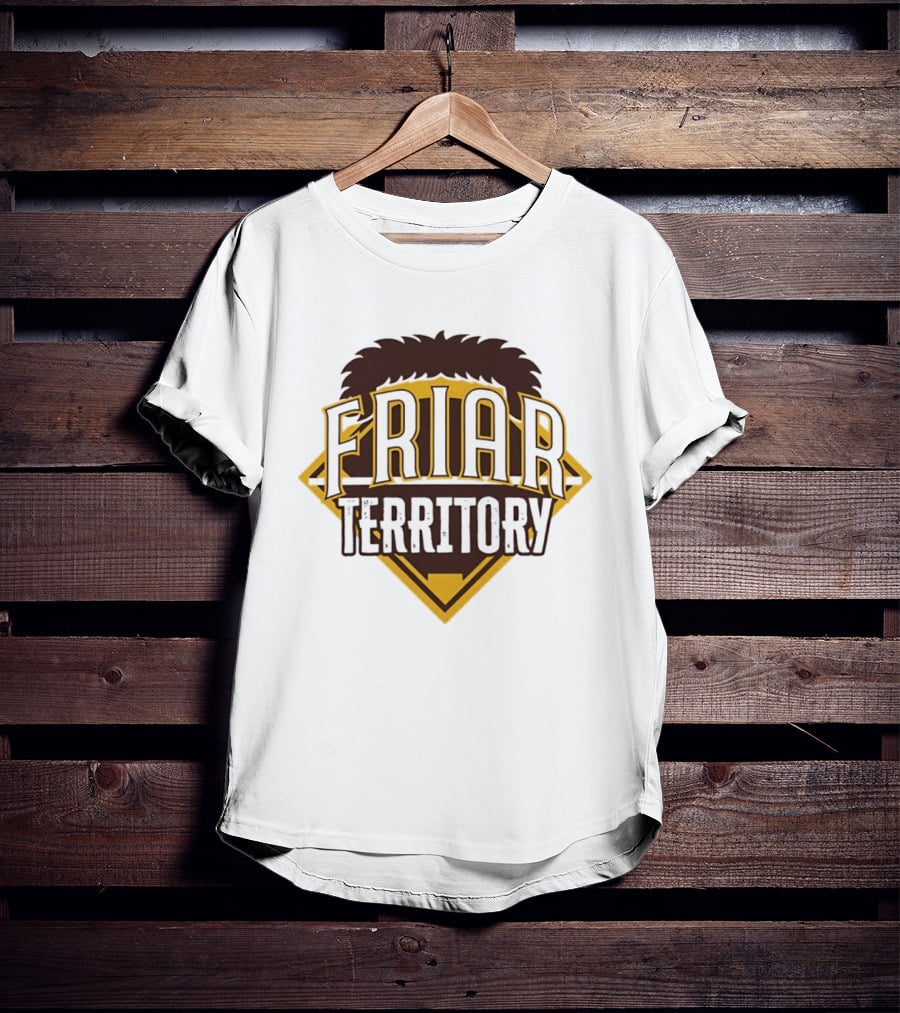 San Diego Padres Friar Territory Baseball Team T-Shirt