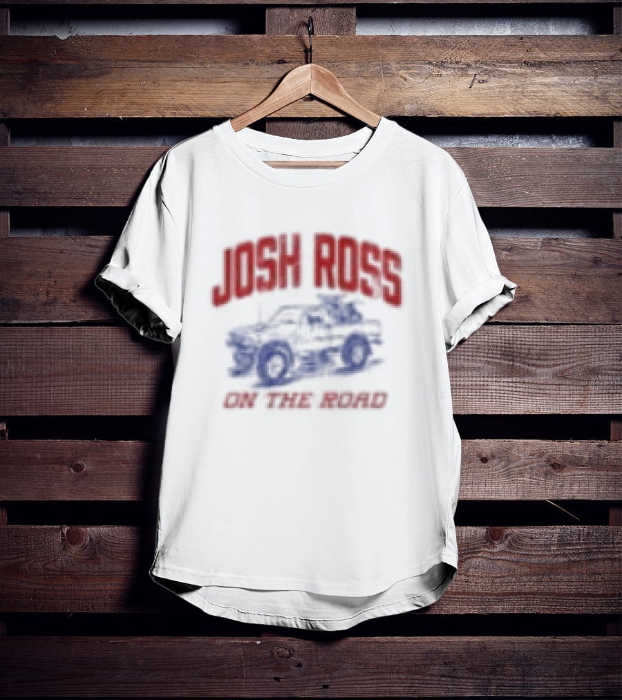 Josh Ross On The Road Tour Blue Car T-Shirt