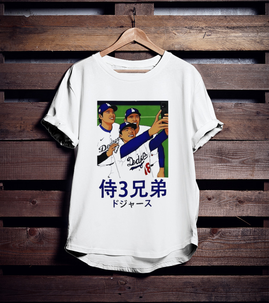 Ohtani Yamamoto Sasaki Dodgers Samurai 3 Brothers T-Shirt