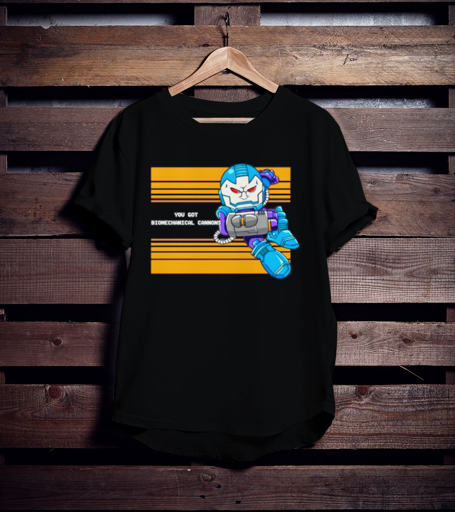 Apocalypse Marvel Cartoon Biomechanical Cannons T-Shirt