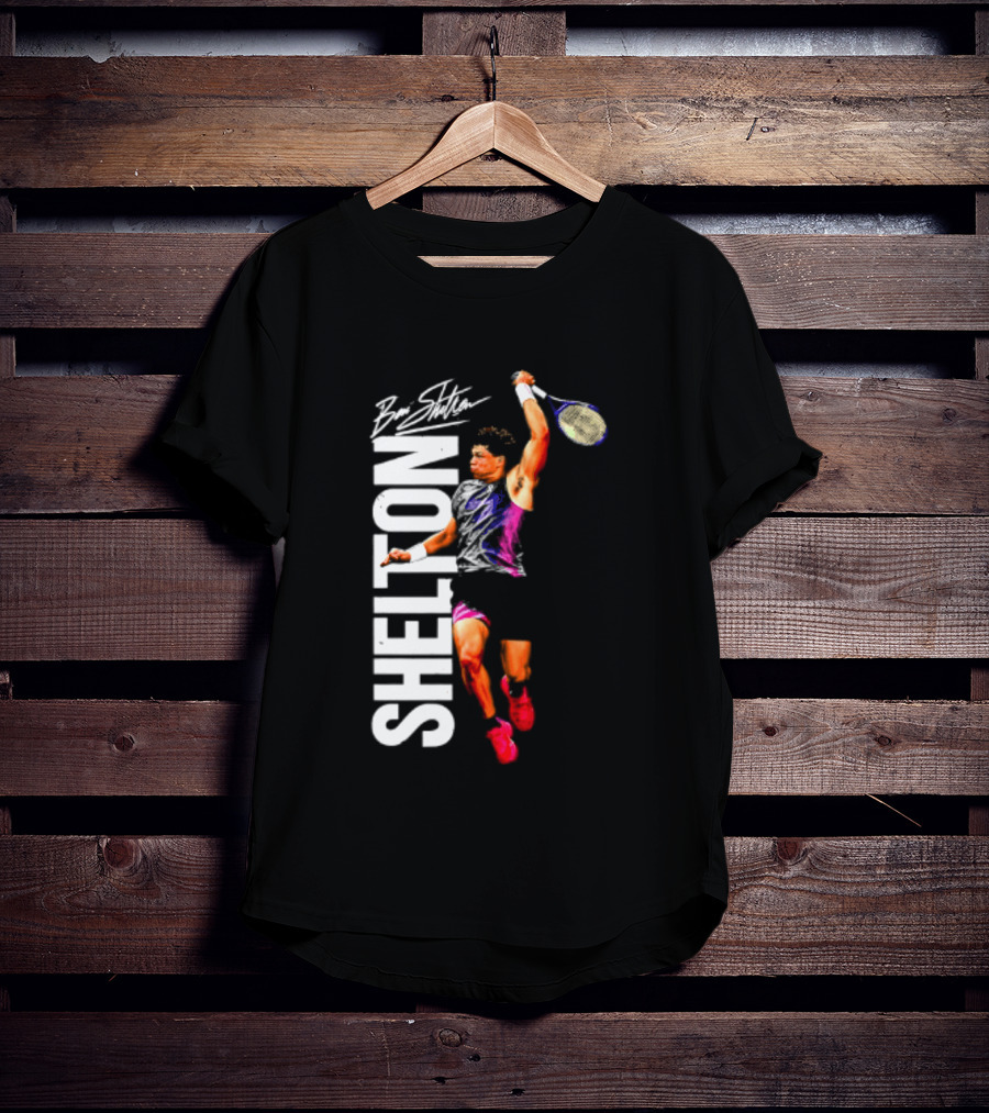 Ben Shelton Tennis Player Signature Art 2026 T-Shirt