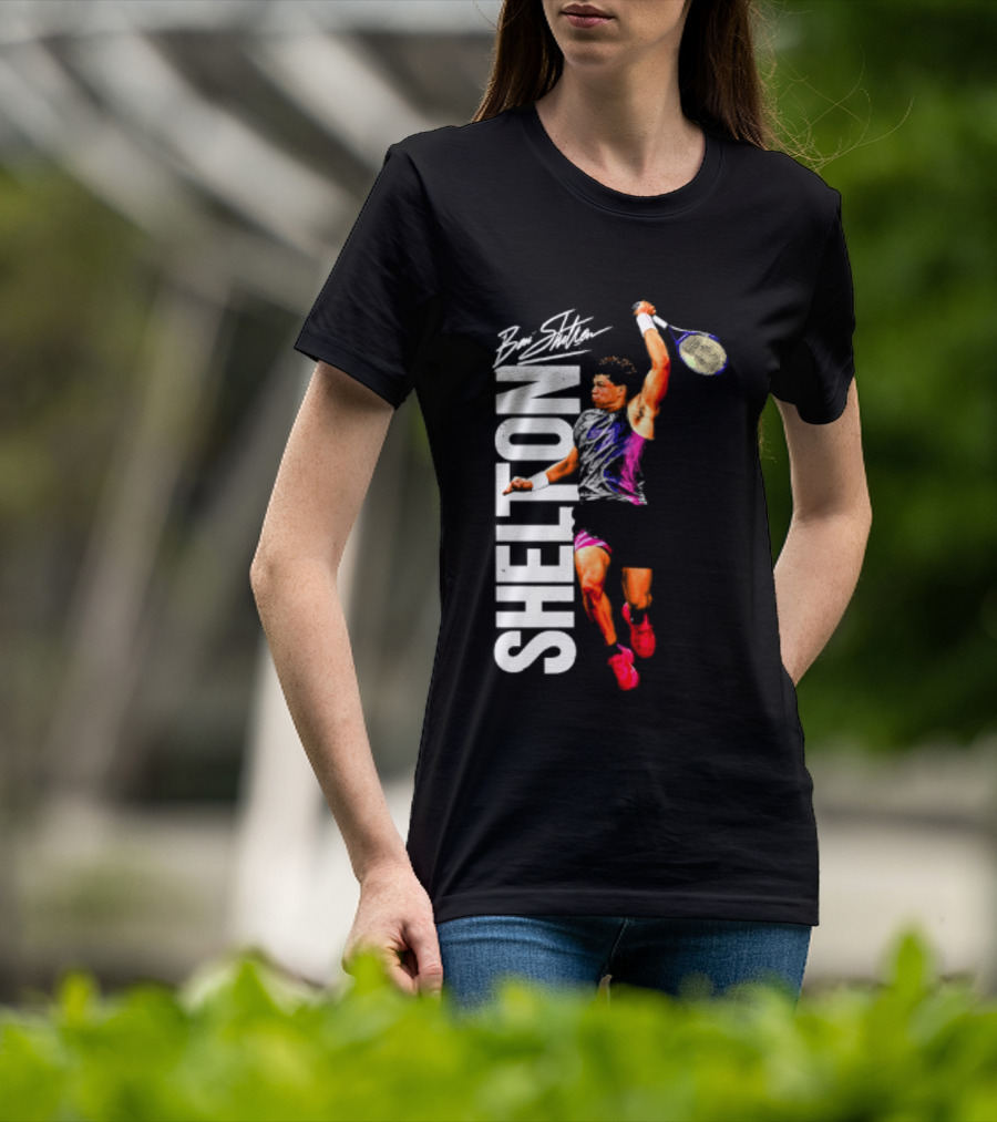Ben Shelton Tennis Player Signature Art 2026 T-Shirt