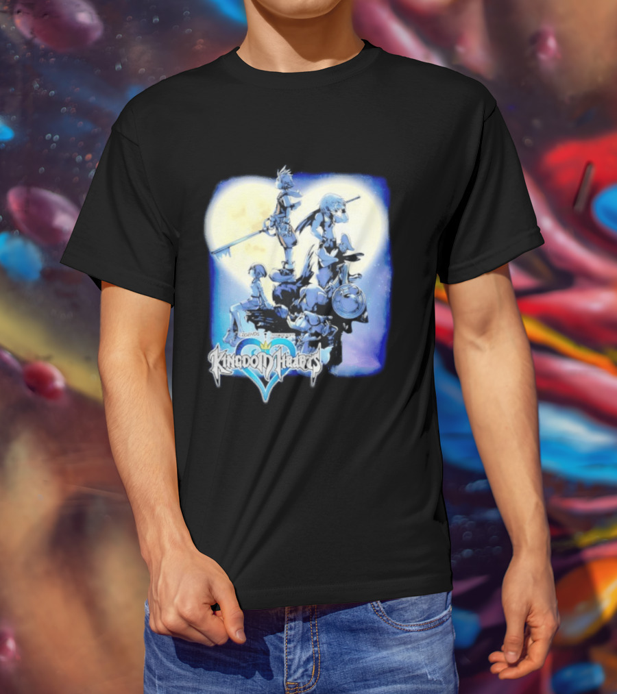 Kingdom Hearts Legends SquareSoft Sora Keyblade Moonlight T-Shirt