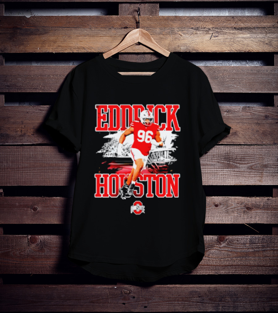 Eddrick Houston 96 Ohio State Buckeyes NCAA Football Player T-Shirt