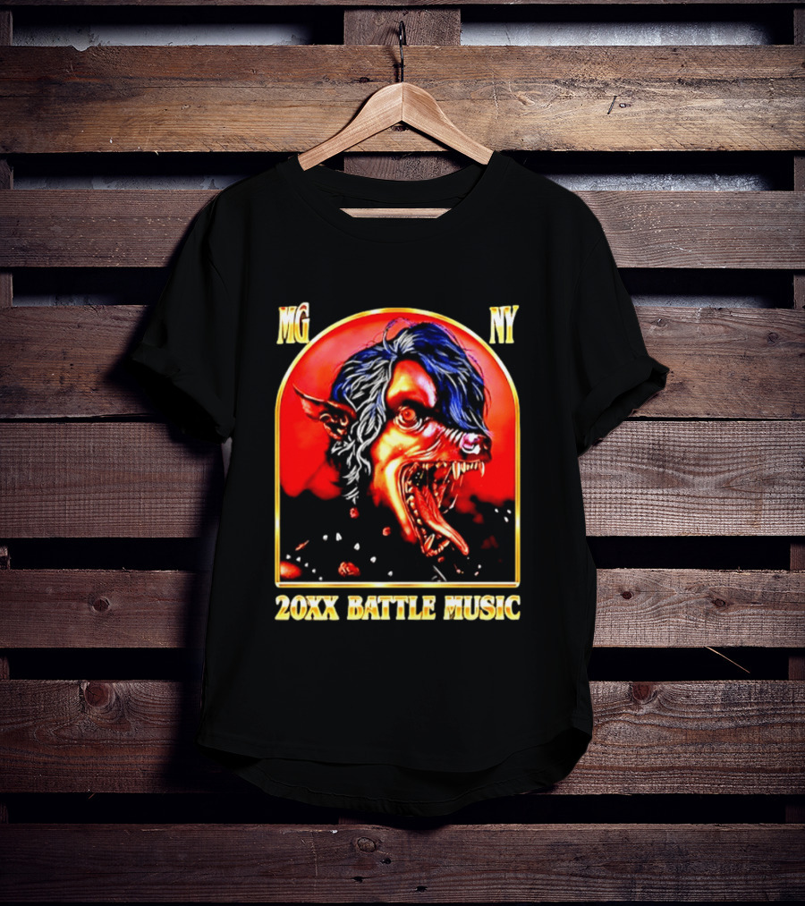 MG NY 20XX Battle Music Machine Gun Kelly Werewolf T-Shirt