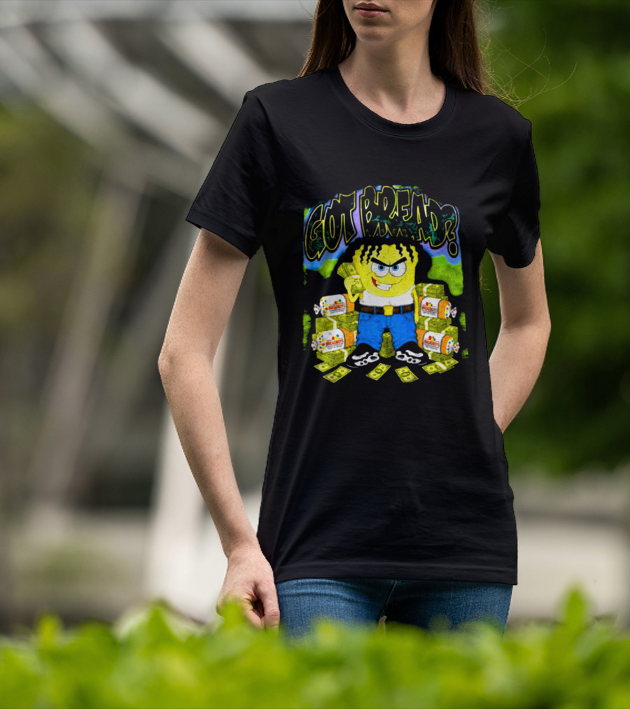 Wakko Exotics Store Whiteloaf Got Bread Black Character With Money Loaves T-Shirt