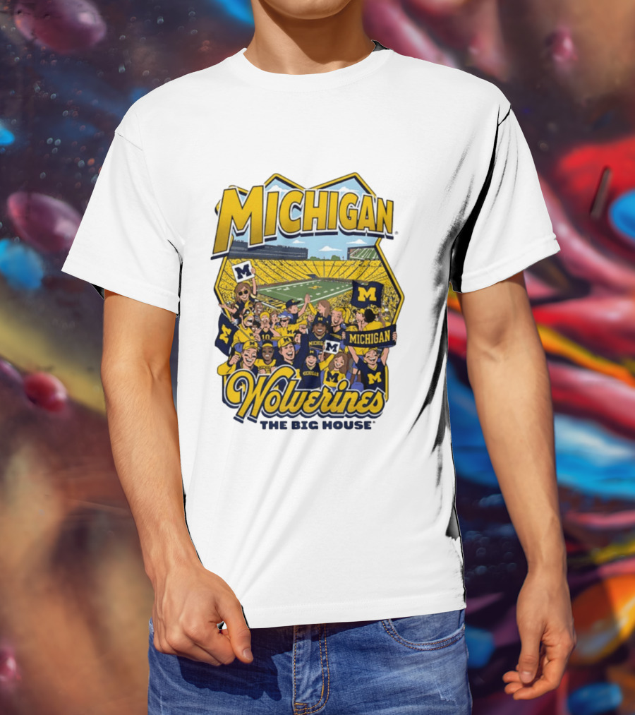 Michigan Wolverines The Big House 2026 Celebration Stadium Fans T-Shirt