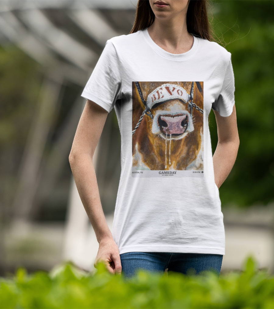 Texas Longhorns Bevo Vs Ohio State Austin TX Gameday 6:30 PM 2026 T-Shirt