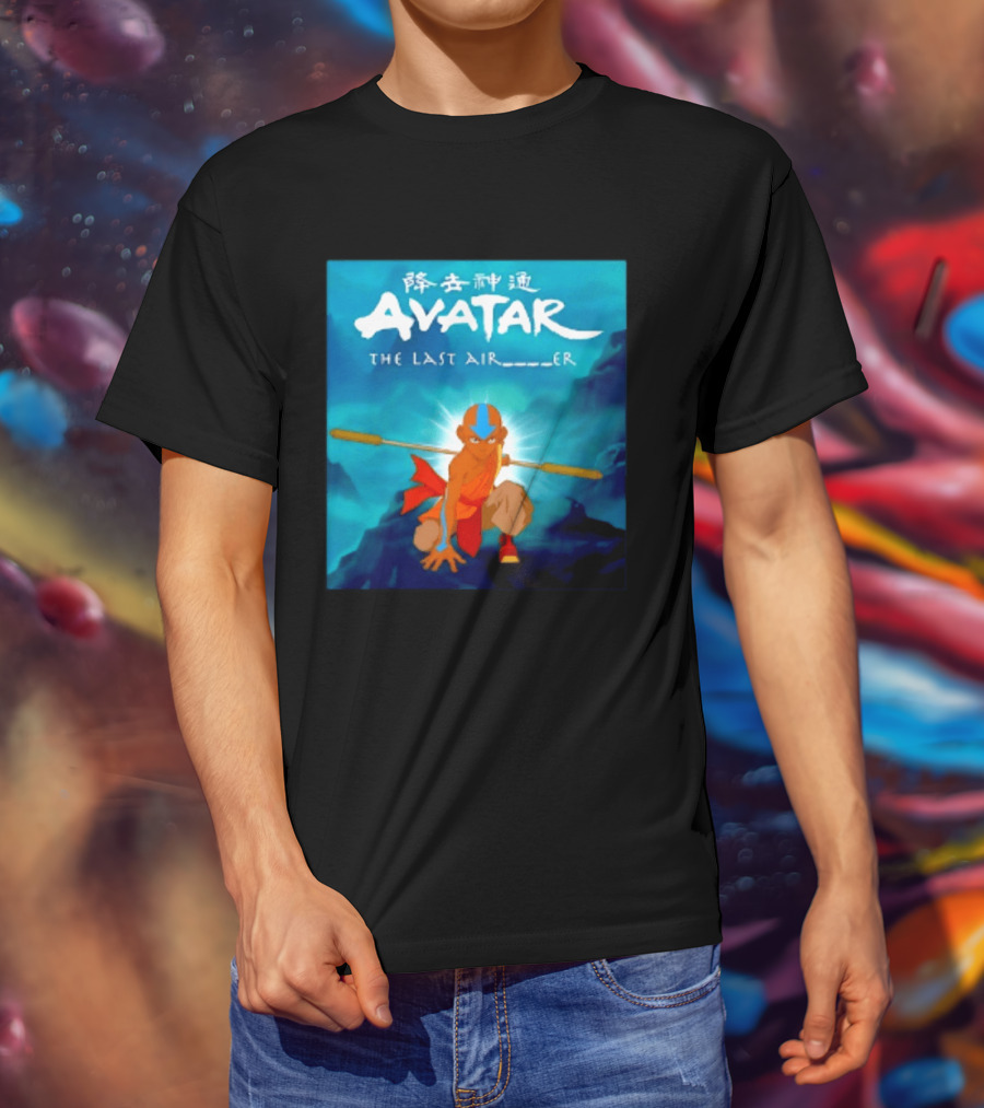 Avatar The Last Airbender Aang Nickelodeon Japanese T-Shirt