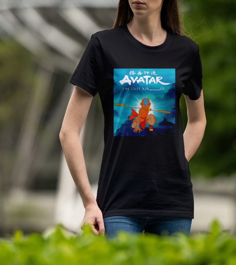 Avatar The Last Airbender Aang Nickelodeon Japanese T-Shirt
